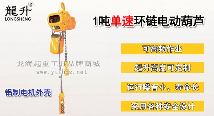 1噸單速環(huán)鏈電動葫蘆圖片