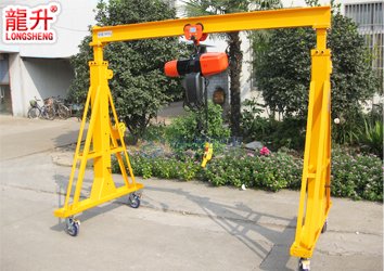 環鏈電動葫蘆搭配龍門吊架圖二 環鏈電動葫蘆搭配龍門吊架圖二